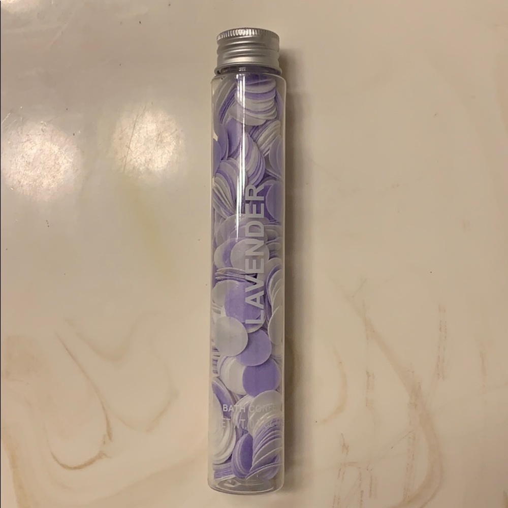 Lavender bath confetti